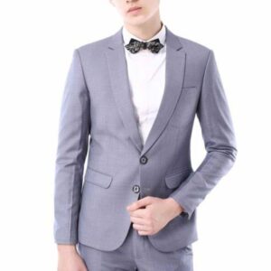 Two-button suit jacket vest