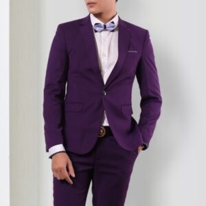 High quality purple men's vest
