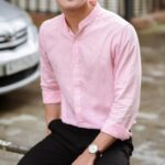 Pink long sleeve shirt